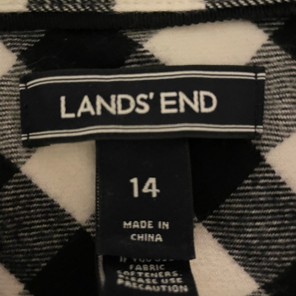 Lands End Flannel - Picture 2 of 2